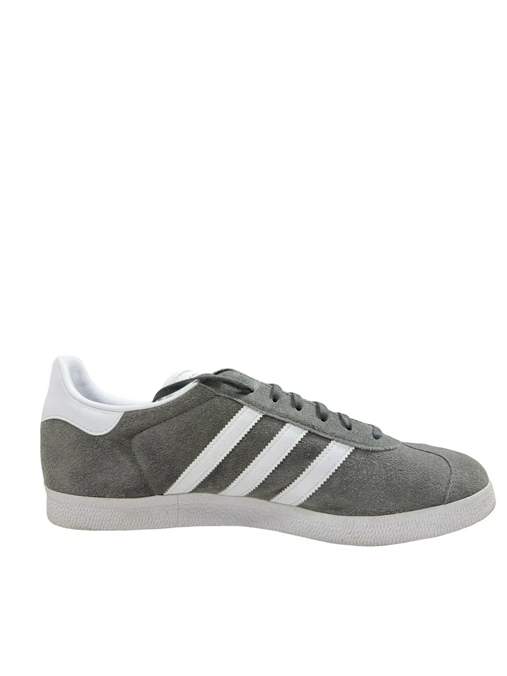 Adidas Gazelle Shoes Sz 13 Gray White Suede Sneakers Casual Low Top Retro BB5480